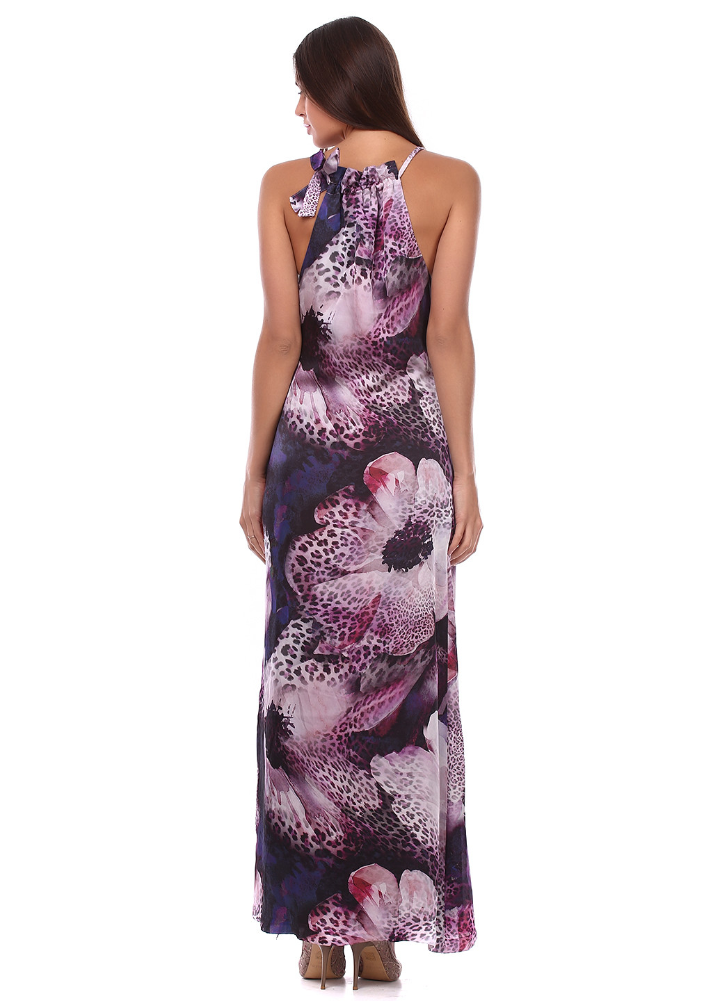 Фиолетовое кэжуал платье Pixie Dust с абстрактным узором