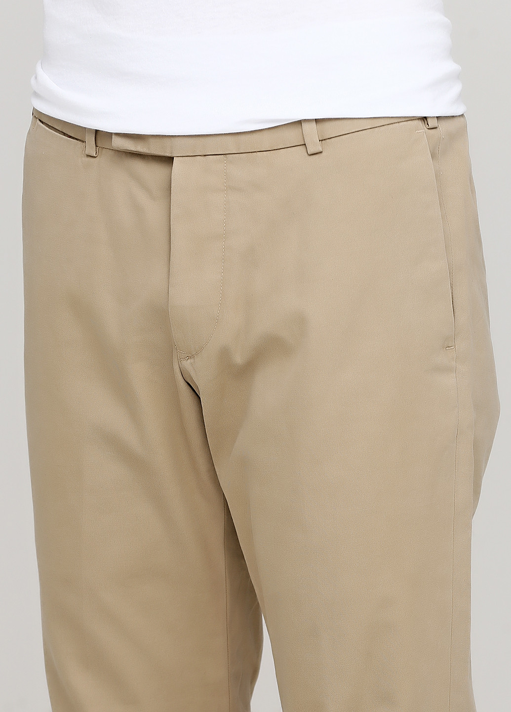 Темно-бежевые кэжуал демисезонные чиносы брюки Ralph Lauren