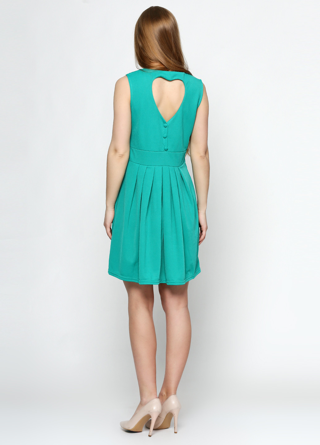 Зелена кежуал платье Ds Fashion однотонна