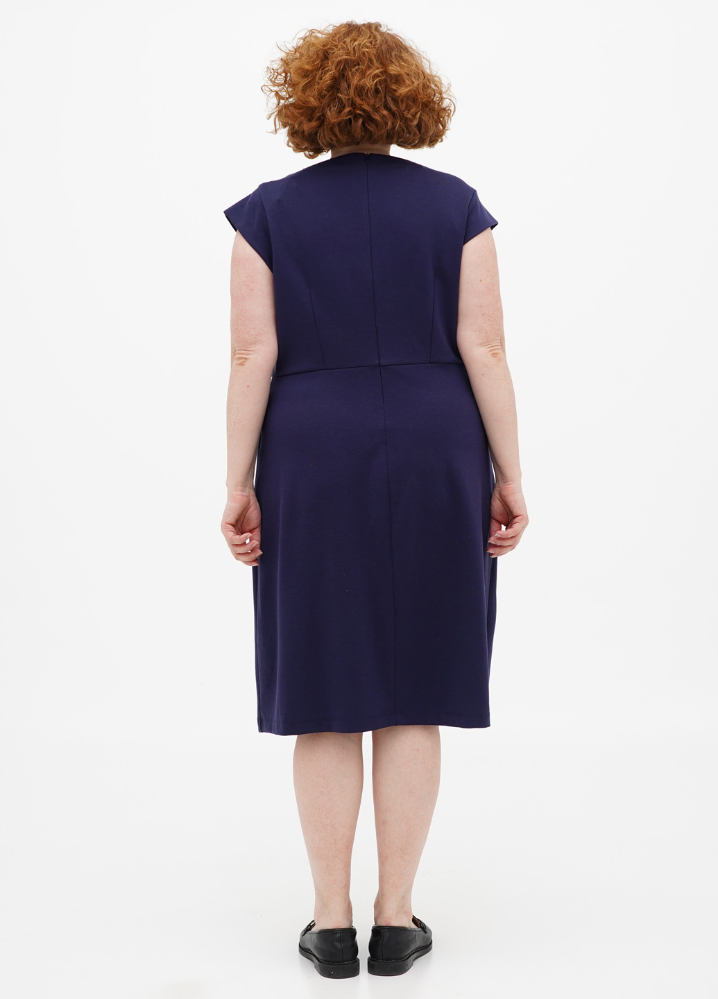 Темно-синее кэжуал платье S.Oliver однотонное