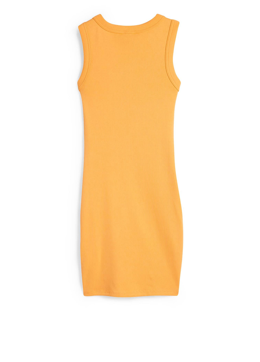 Оранжевое кэжуал платье платье-майка C&A однотонное