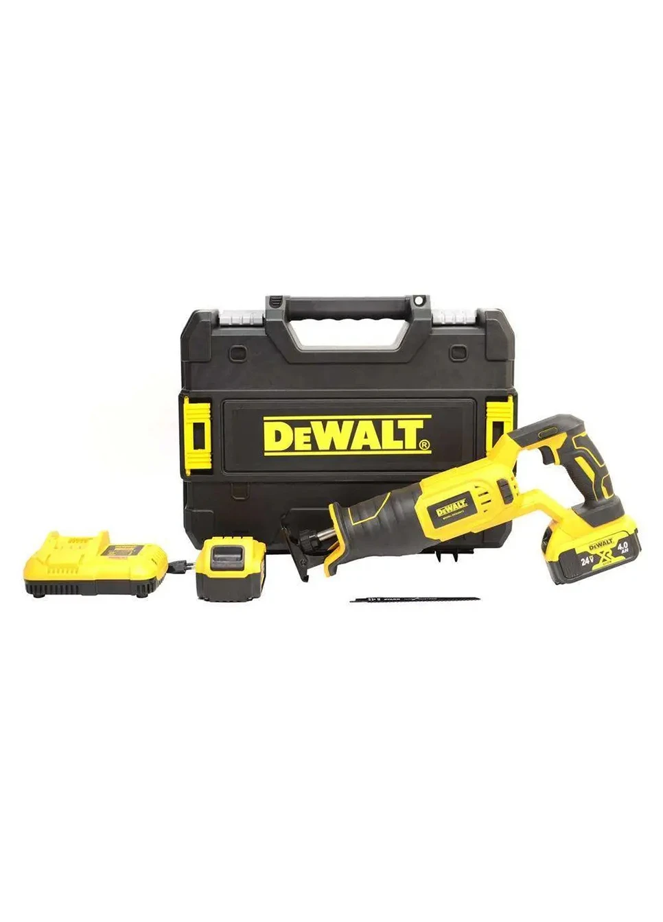 Шабельна пила DCS 388T 24 V / 4 Ah Електро-ножівка Девольт DeWALT (253582147)