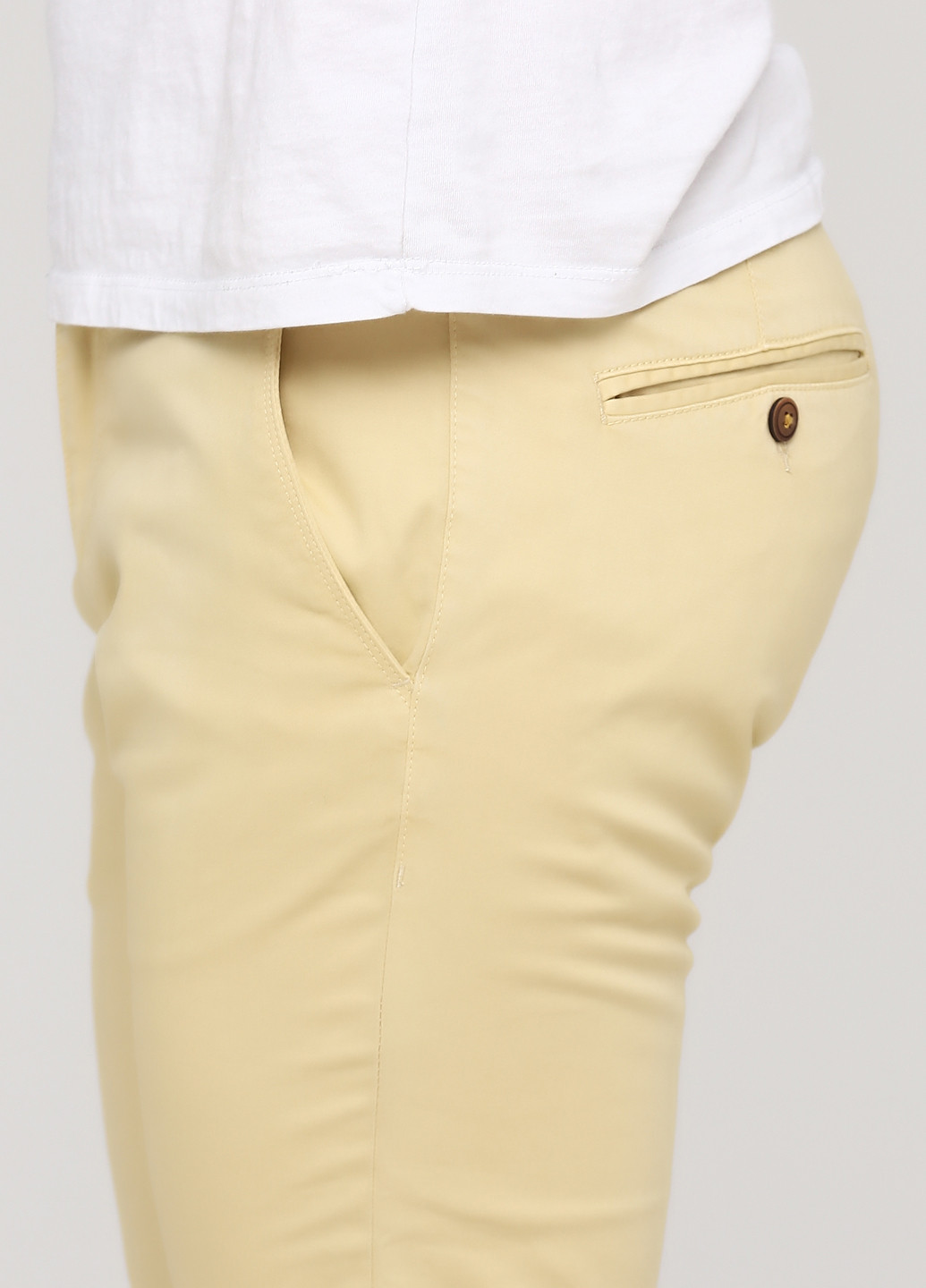 Светло-бежевые кэжуал демисезонные чиносы, зауженные брюки RedPoint
