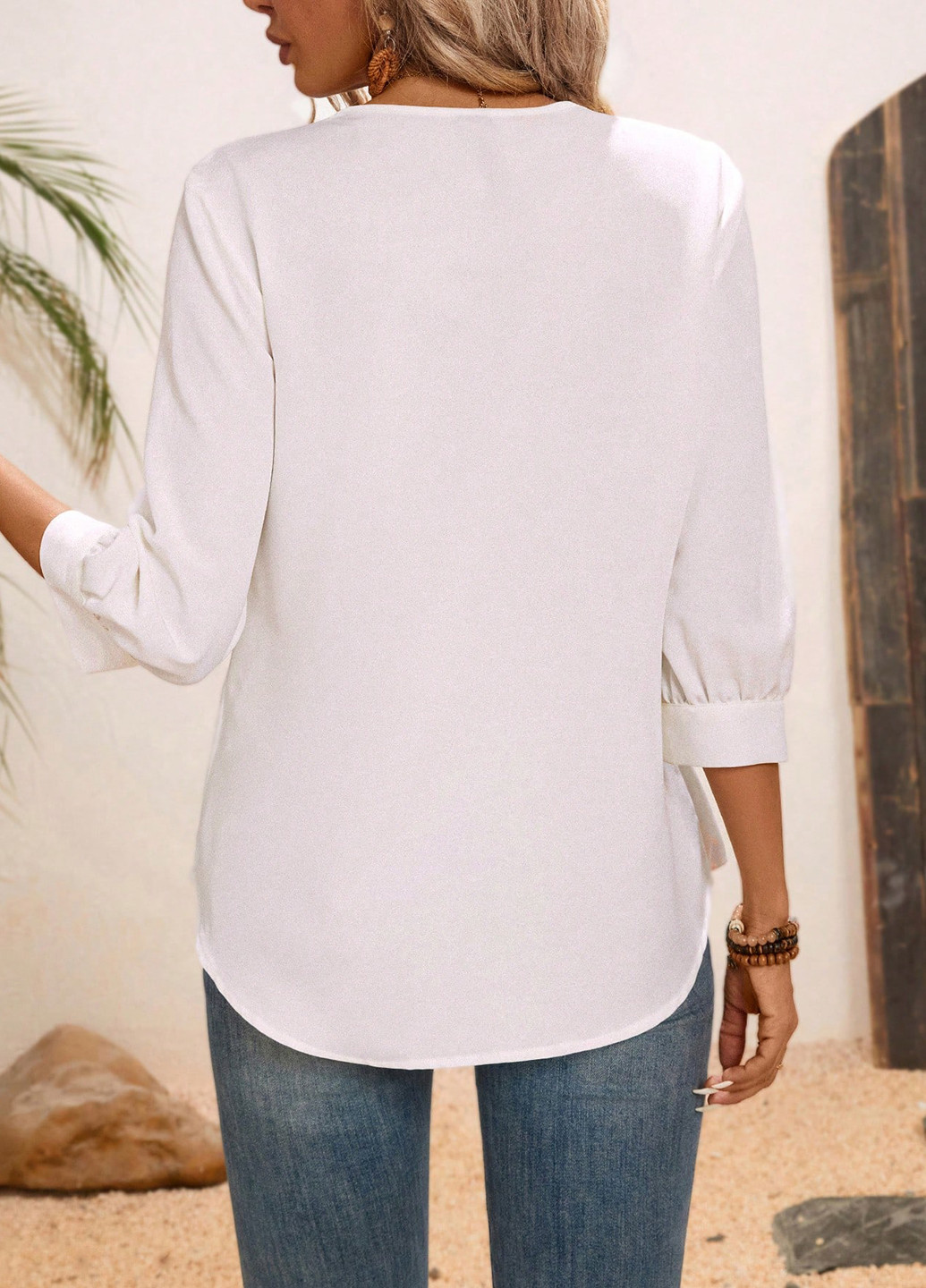 Белая блуза SHEIN