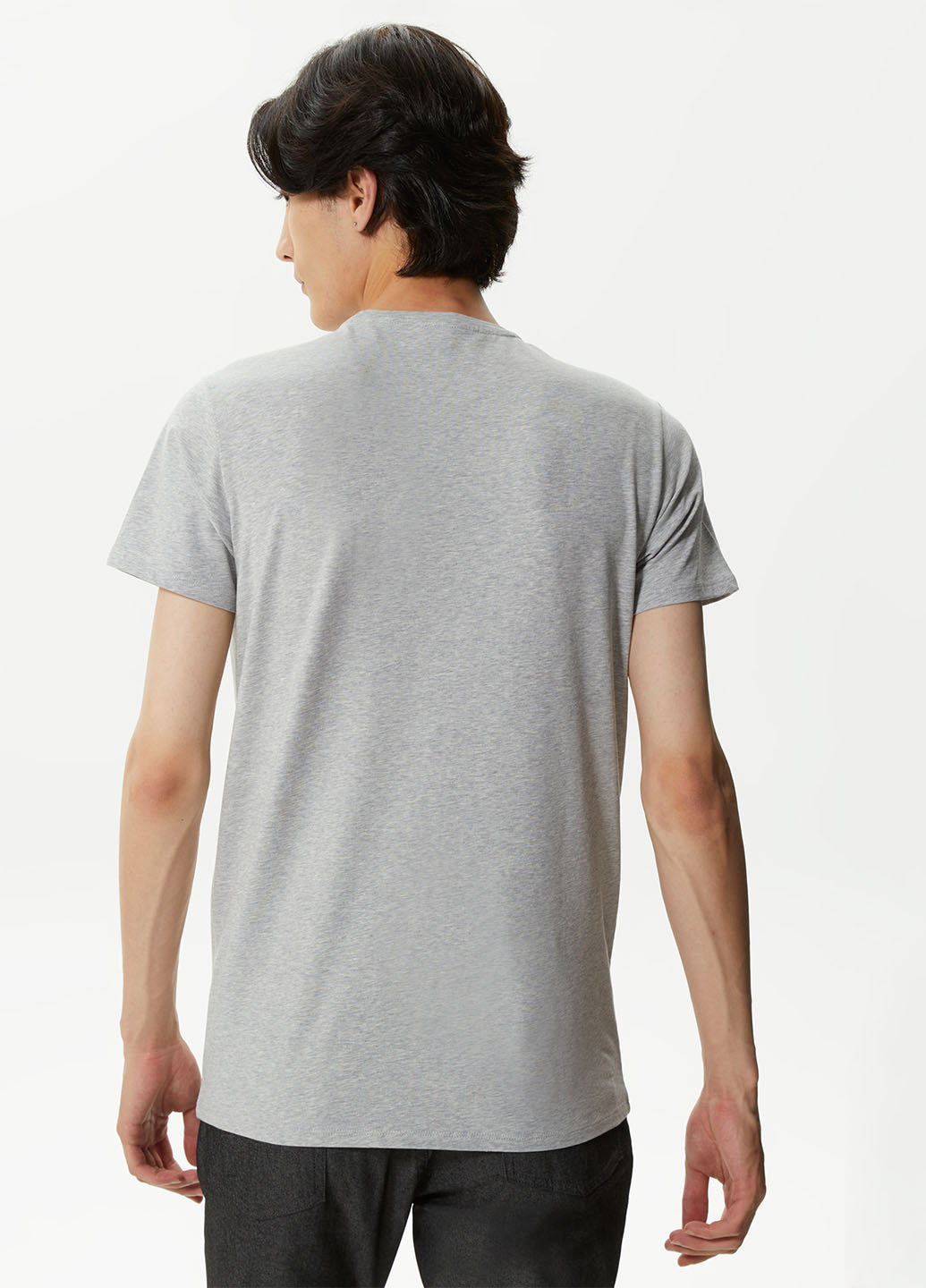 Світло-сіра футболка Lacoste