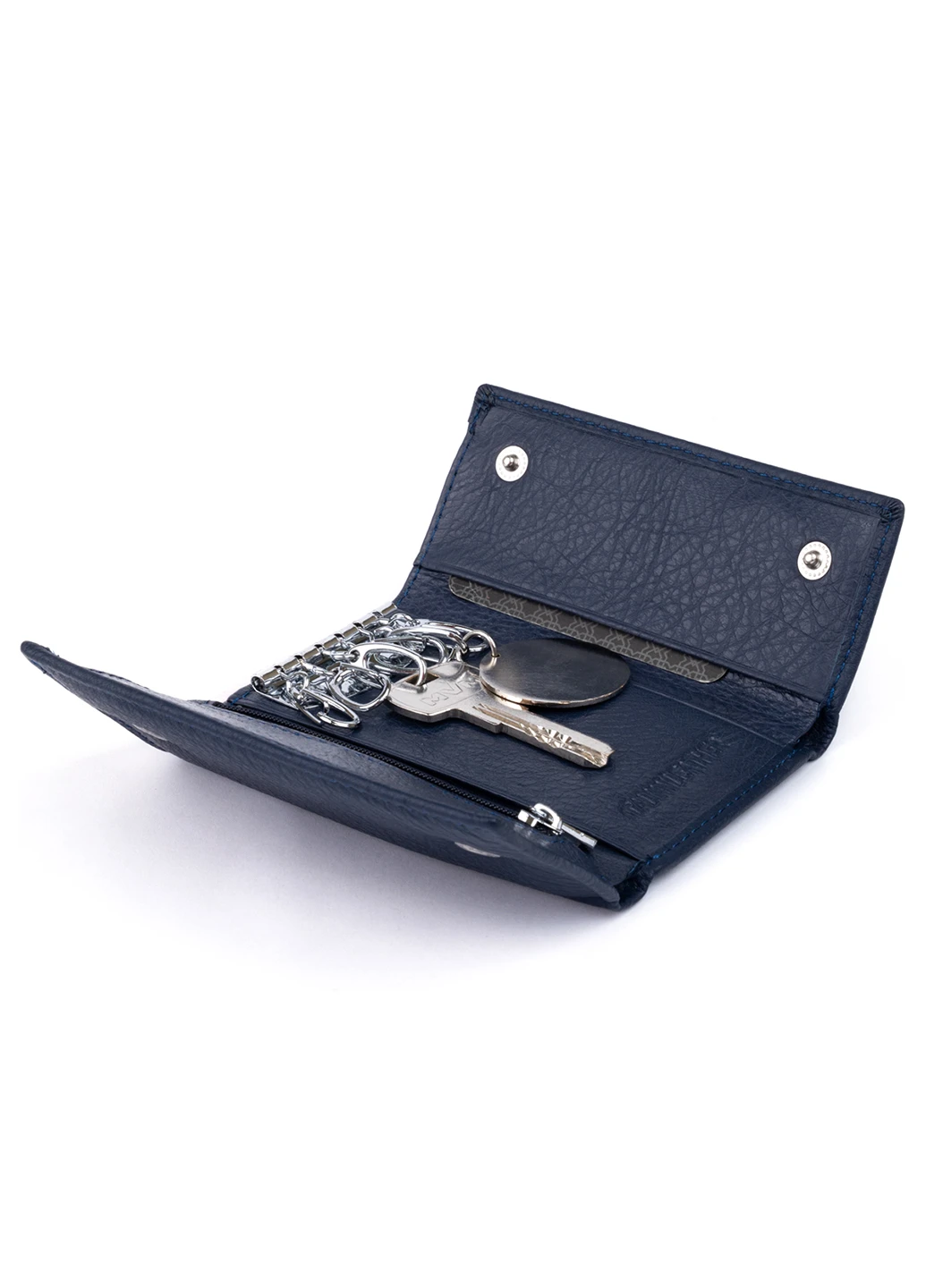Жіночий шкіряний гаманець-ключниця 12,3х7,3х1 см st leather (252132780)
