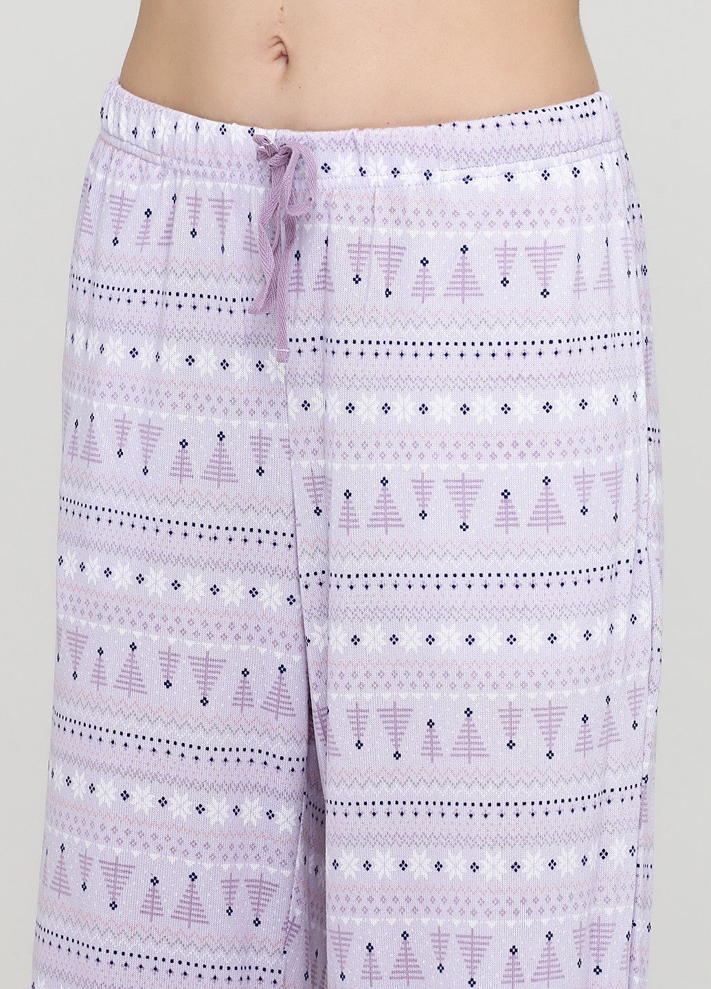 Сиреневая всесезон пижама (лонгслив, брюки) лонгслив + брюки Signature
