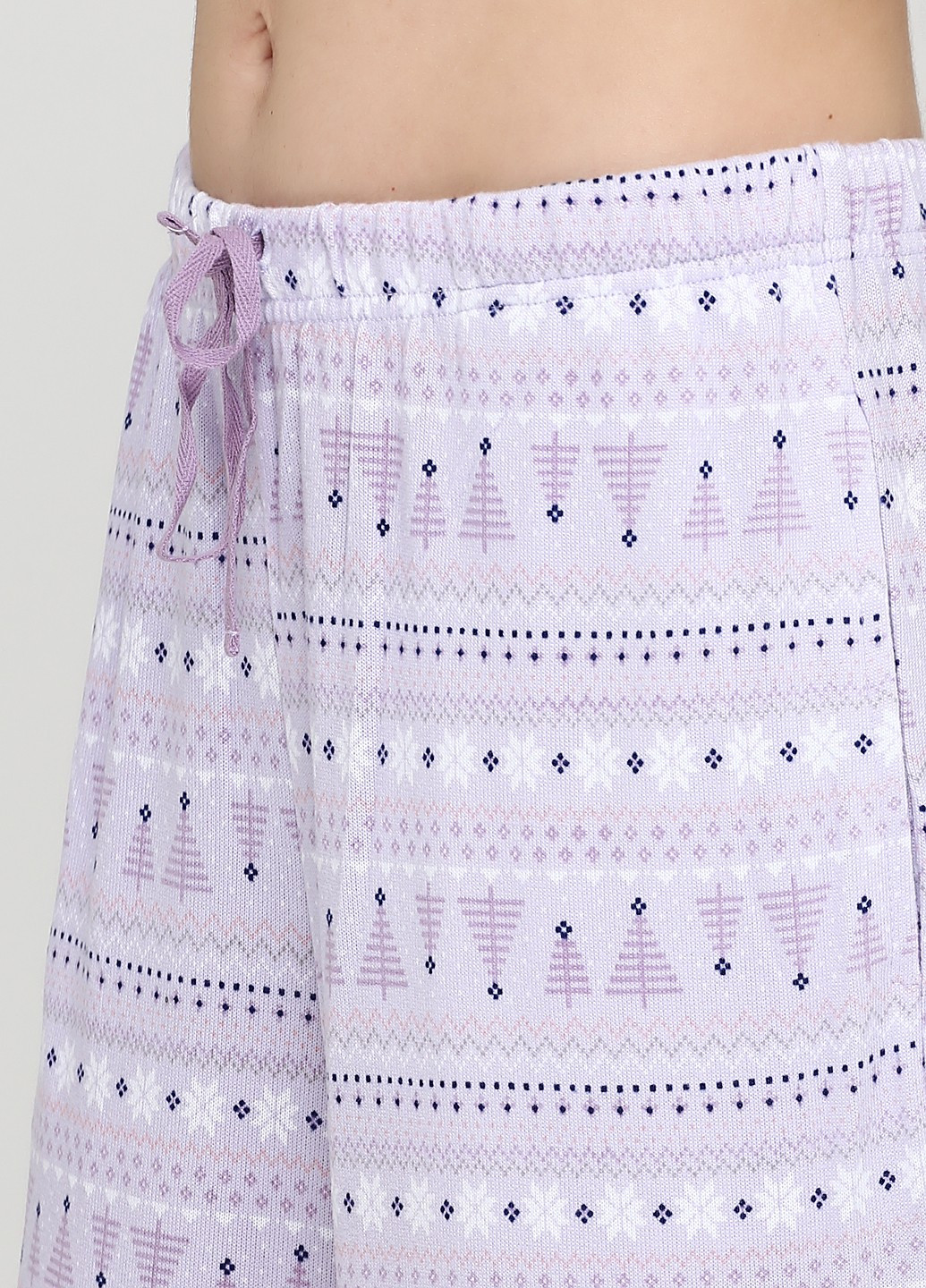 Сиреневая всесезон пижама (лонгслив, брюки) лонгслив + брюки Signature