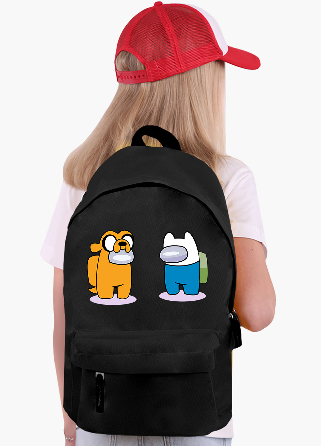 Детский рюкзак Амонг Ас Время приключений Фин и Джейк (Among Us Adventure Time Finn & Jake) (9263-2414) MobiPrint (217075299)