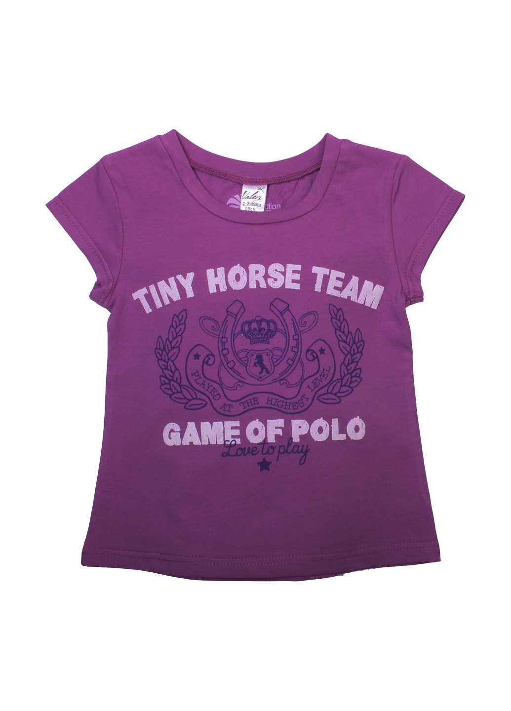Фиолетовая летняя футболка Валери-Текс