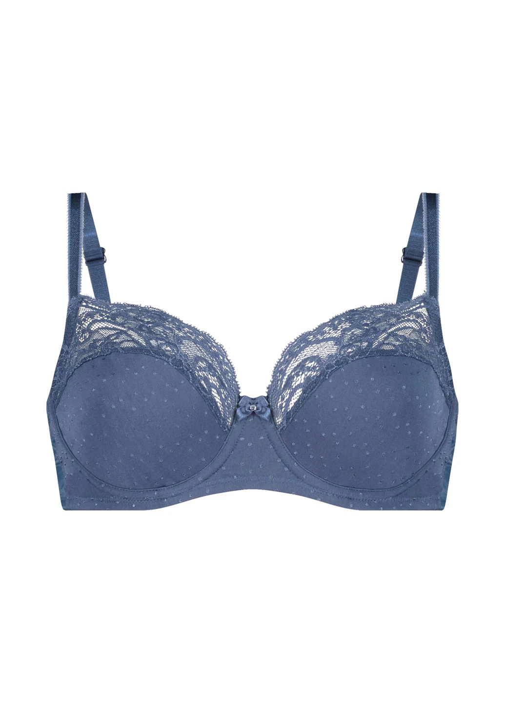Синій бюстгальтер Hunkemoller без кісточок поліамід