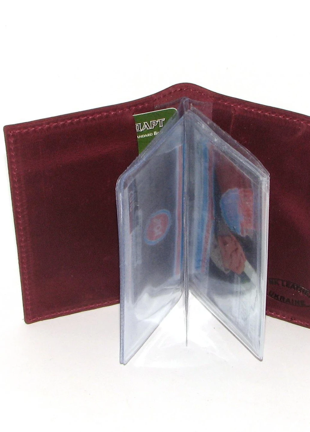 Обложка для автодокументов DNK Auto H col.L бордовая DNK Leather (253933167)