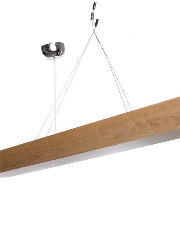 Светильник потолочный подвесной светодиодный деревянная для кухни "Ясень" BL-512S/48W Brille (253893880)
