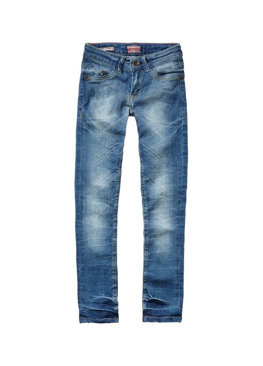 Синие демисезонные скинни джинсы Vingino