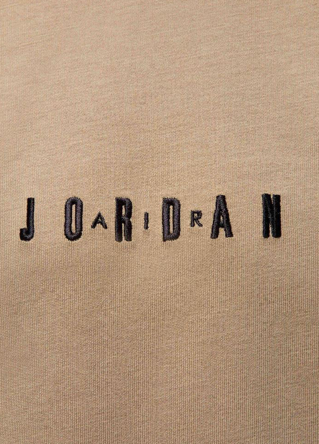 Бежева футболка dm3182-257 Jordan M J EMB AIR CREW