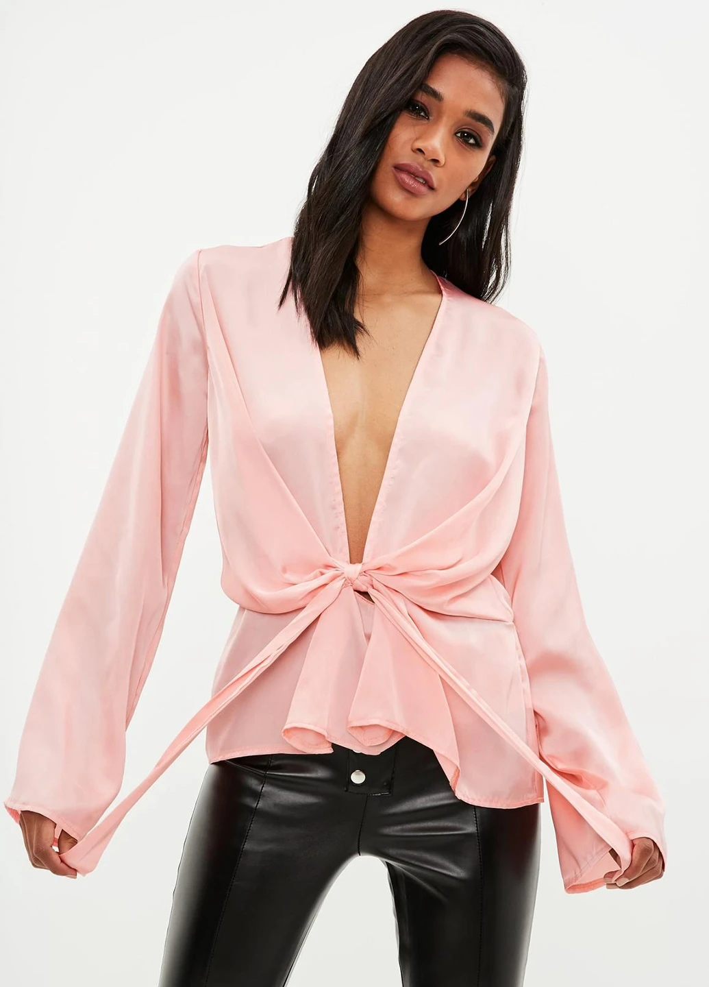 Розовая блуза Missguided