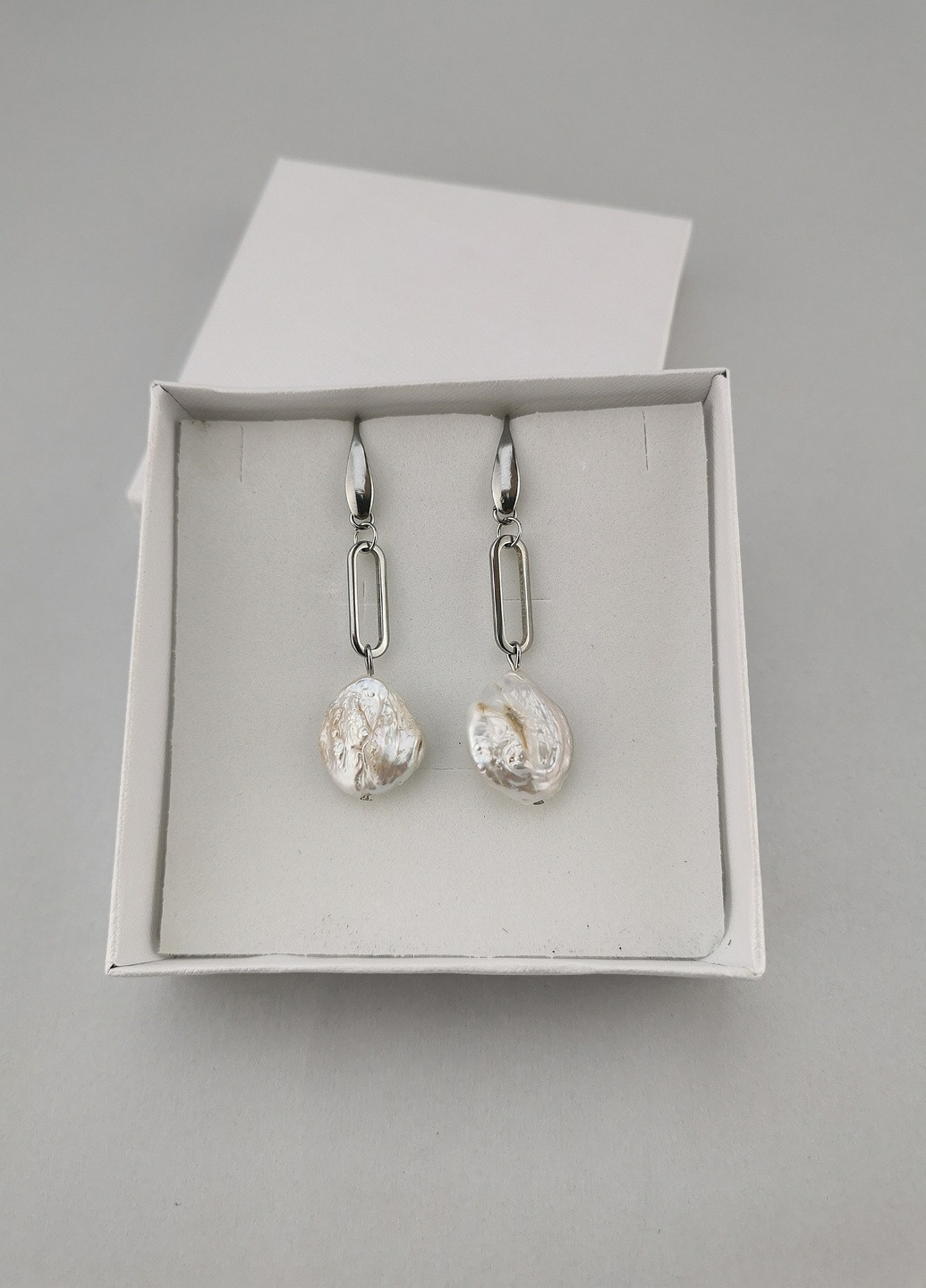 Сережки натуральный жемчуг Luvete (237580479)