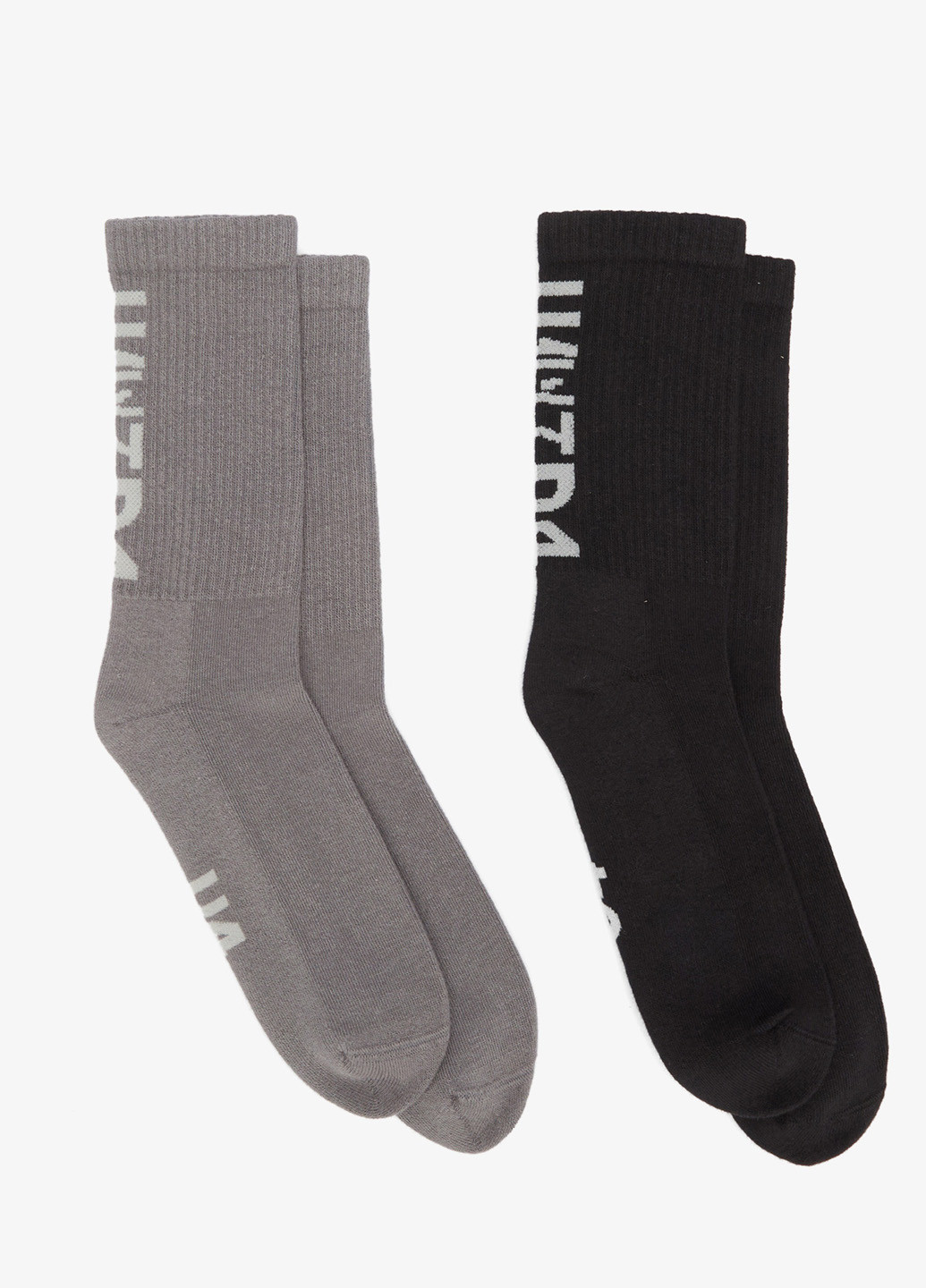 Комбинированные носки (2 пары) UNITED4 надписи (329058708)