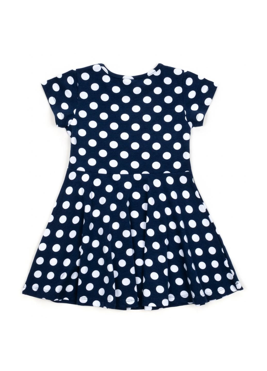 Синее платье в горошек (5911-68-128g-blue) Lovetti (251326356)