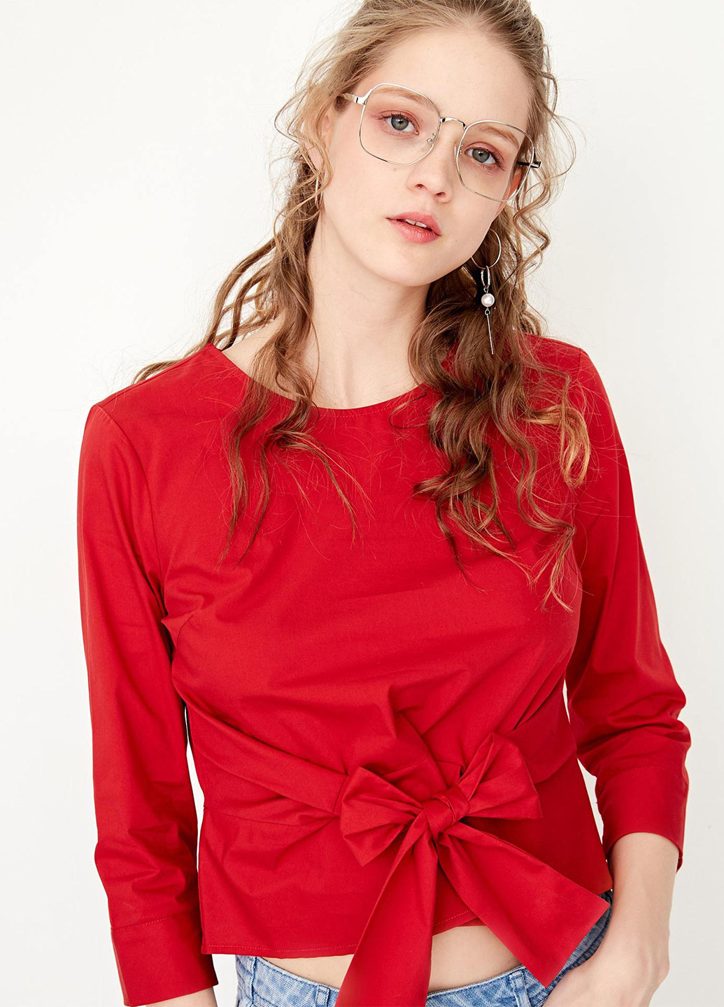 Червона блуза Only