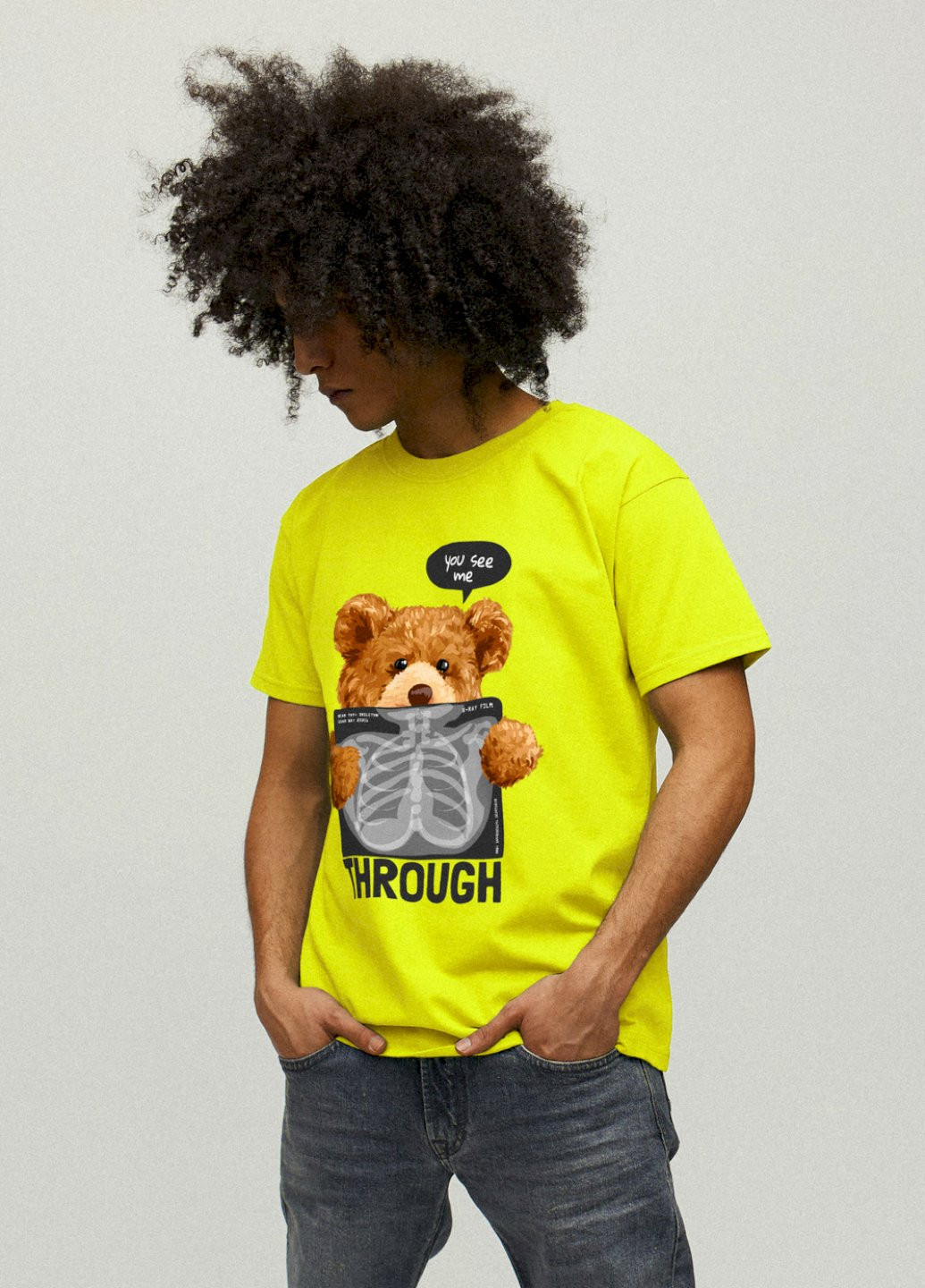 Жовта футболка чоловіча YAPPI