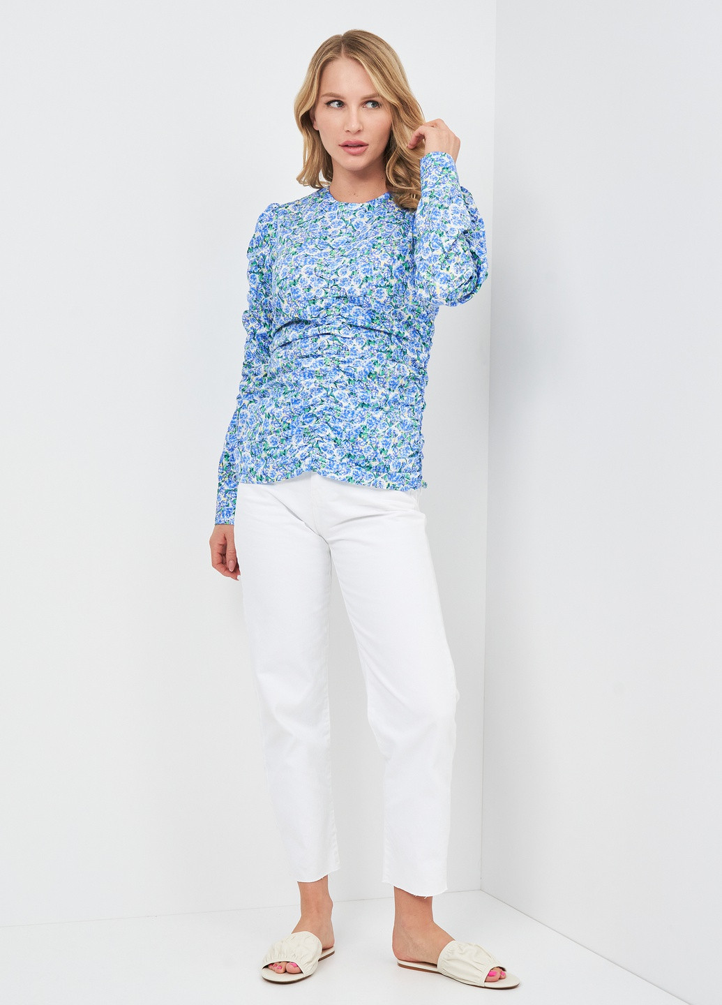 Синяя блуза Zara