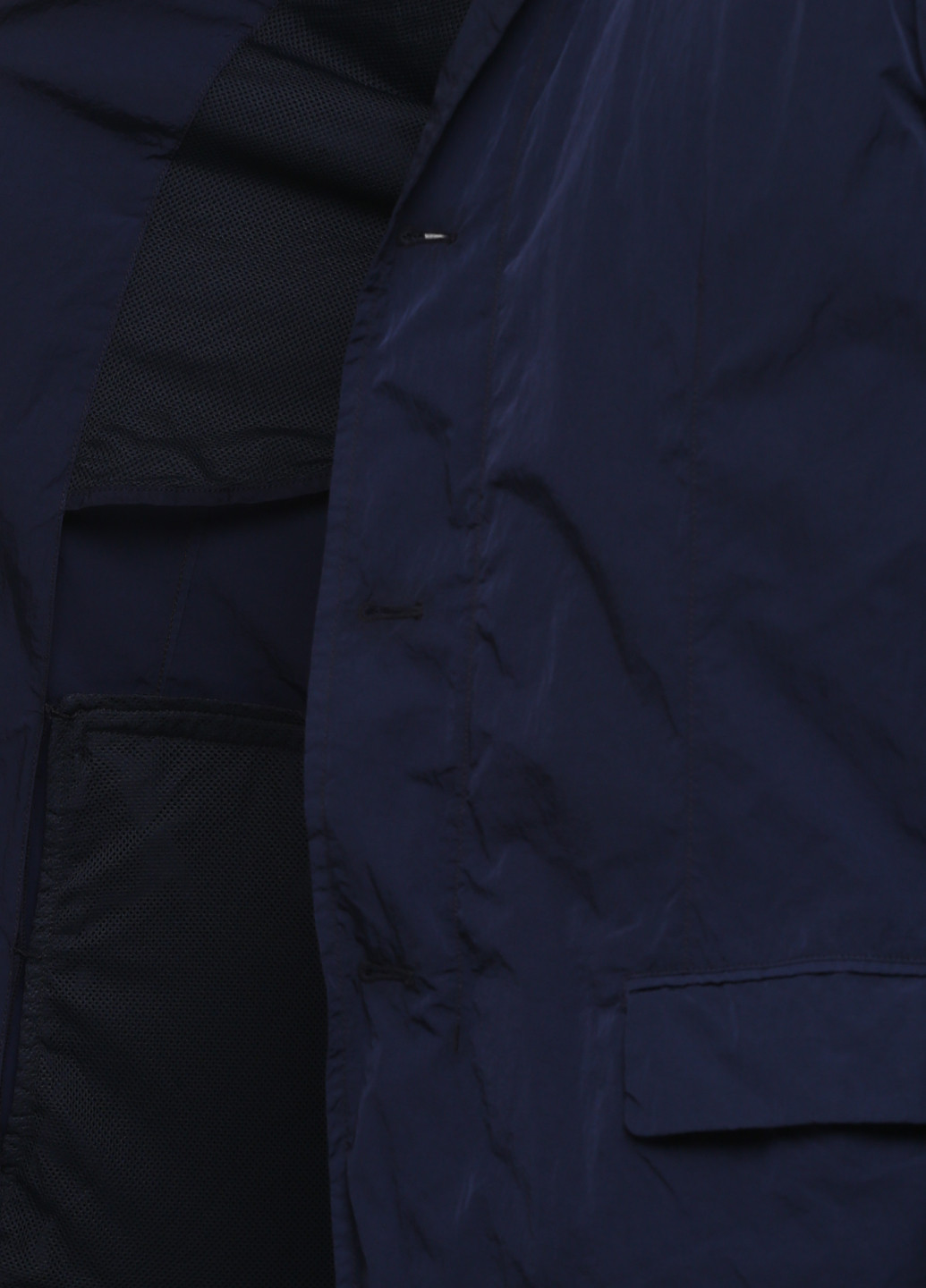 Темно-синя демісезонна куртка Massimo Dutti