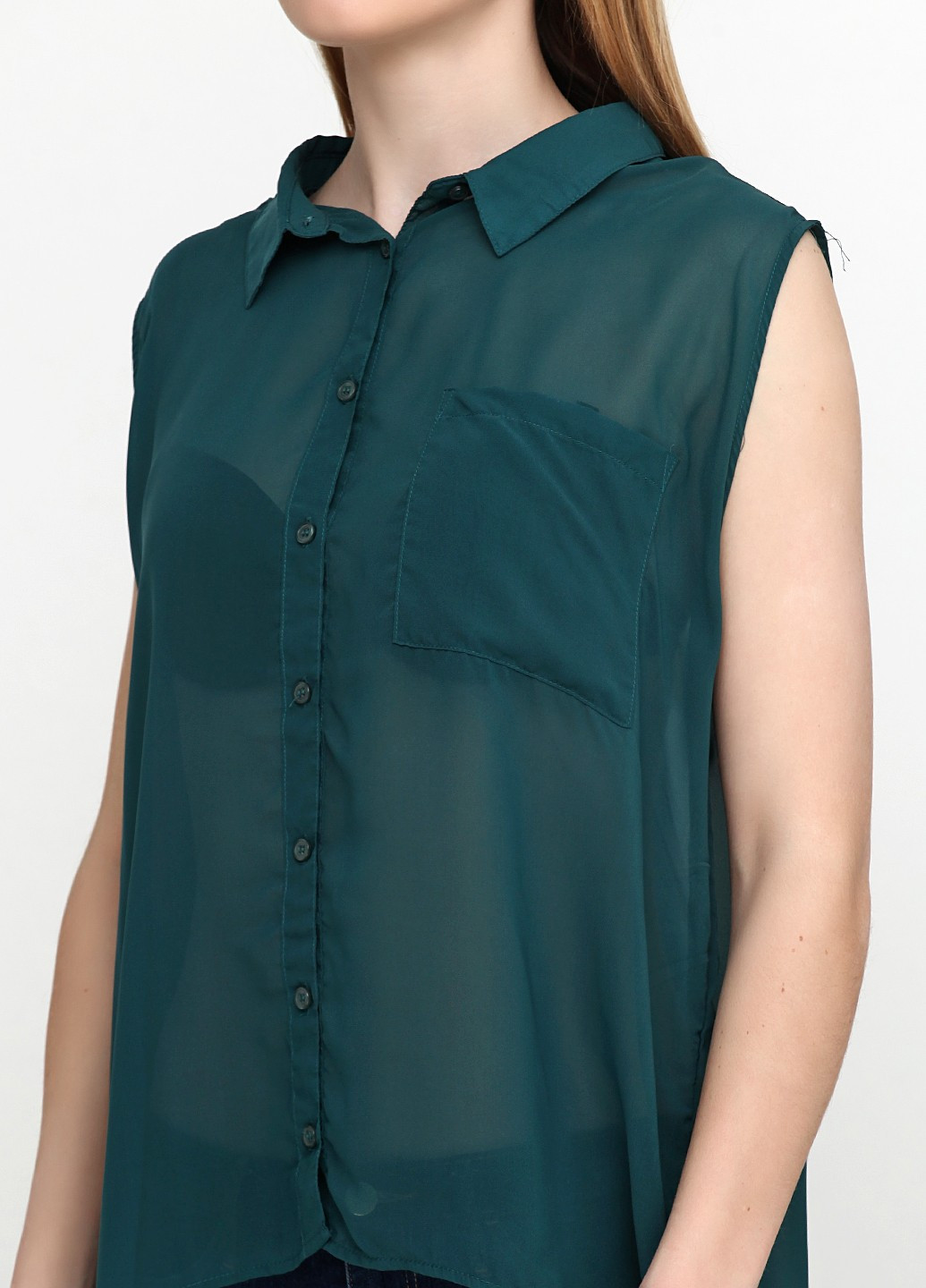 Темно-зелена блузка Saints & Mortals