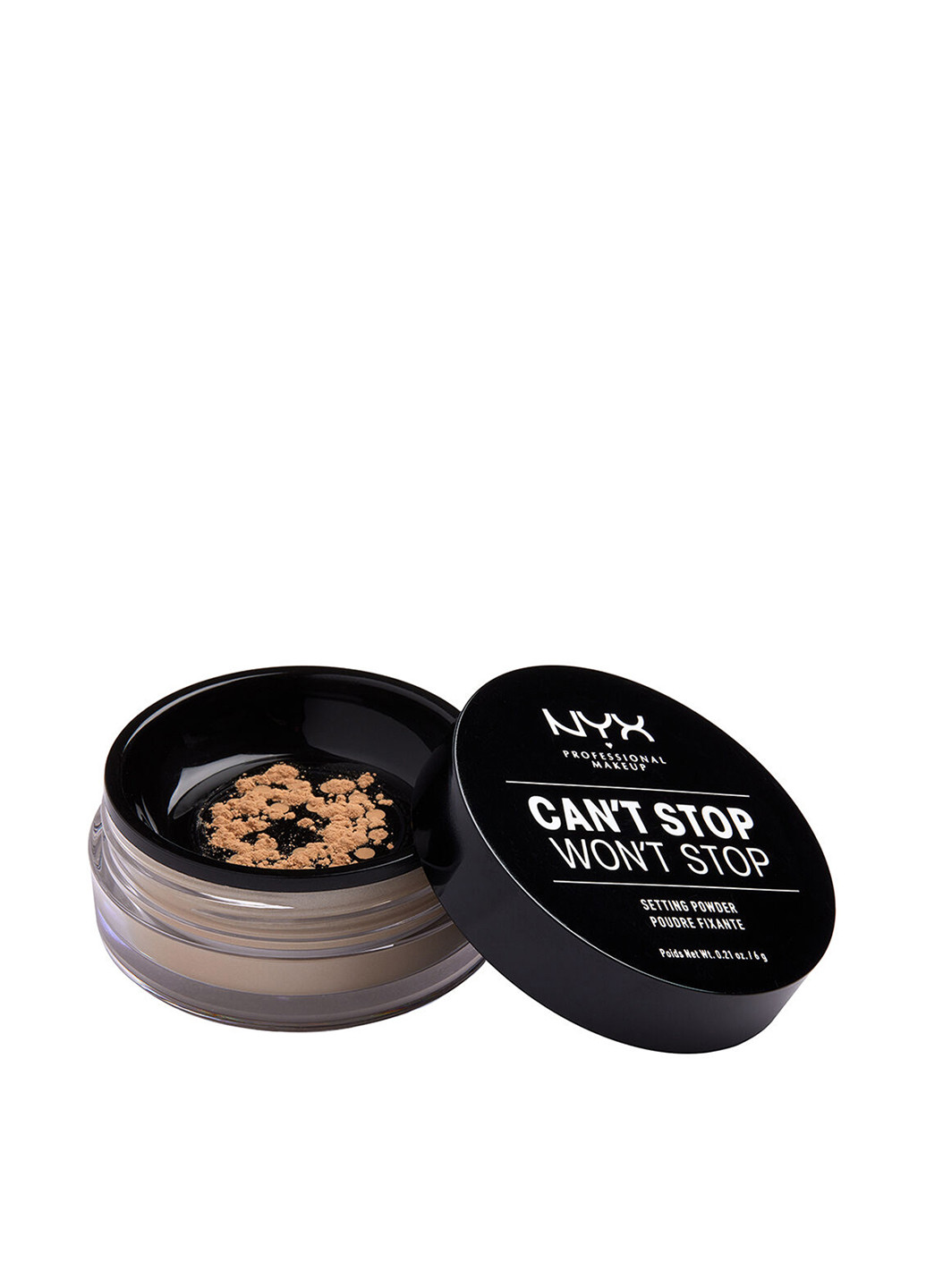 Пудра Can't Stop Won't Stop (Medium), 6 г NYX Professional Makeup (184345517)