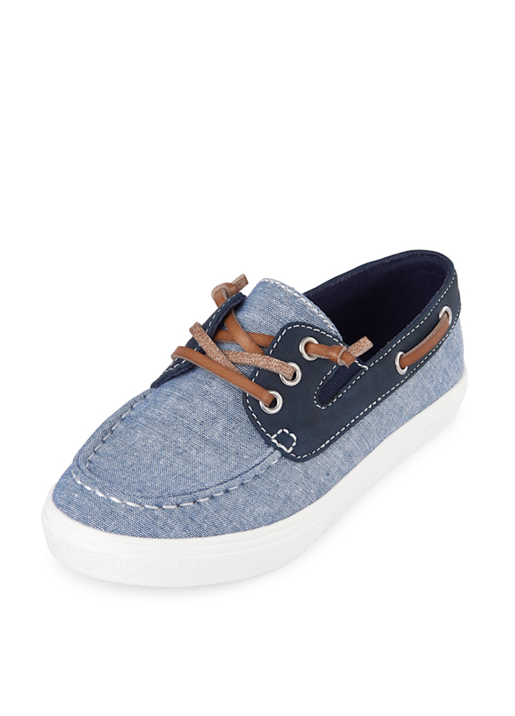 Серо-голубые мокасины The Children's Place со шнурками