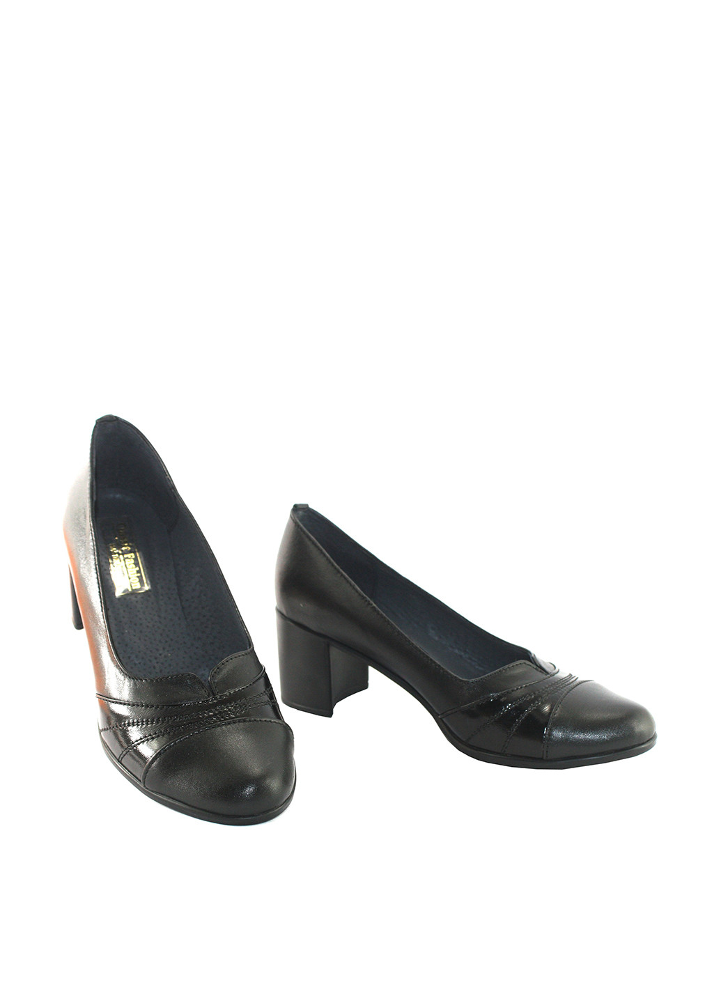 Mila Туфлі чорний з натуральна шкіра, — демісезон (356509258)