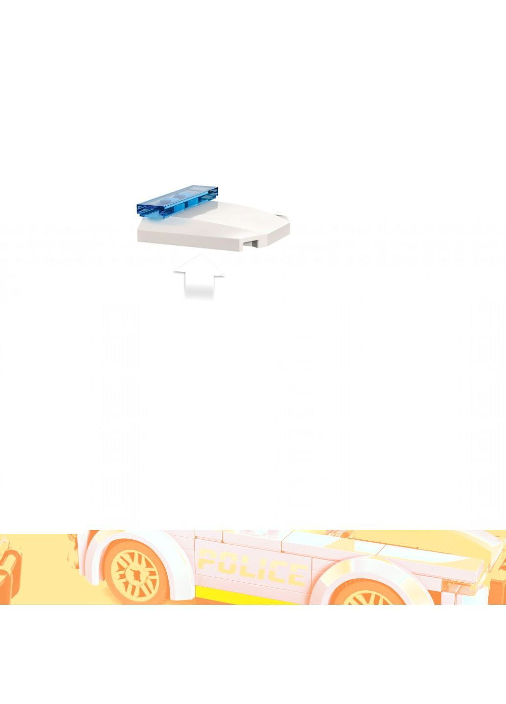 Конструктор City Поліцейський автомобіль 94 деталі (60312) Lego (254053515)