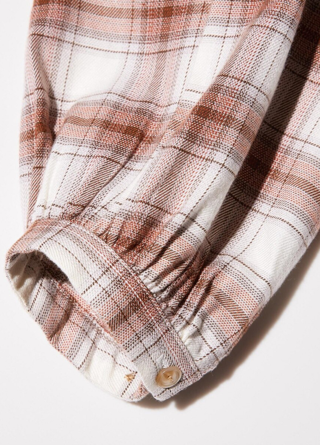 Красная кэжуал рубашка в клетку Uniqlo