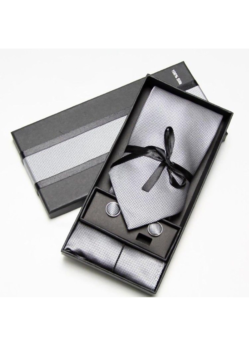 Мужской набор (галстук,платок,запонки) 150х10 см GOFIN (219905227)