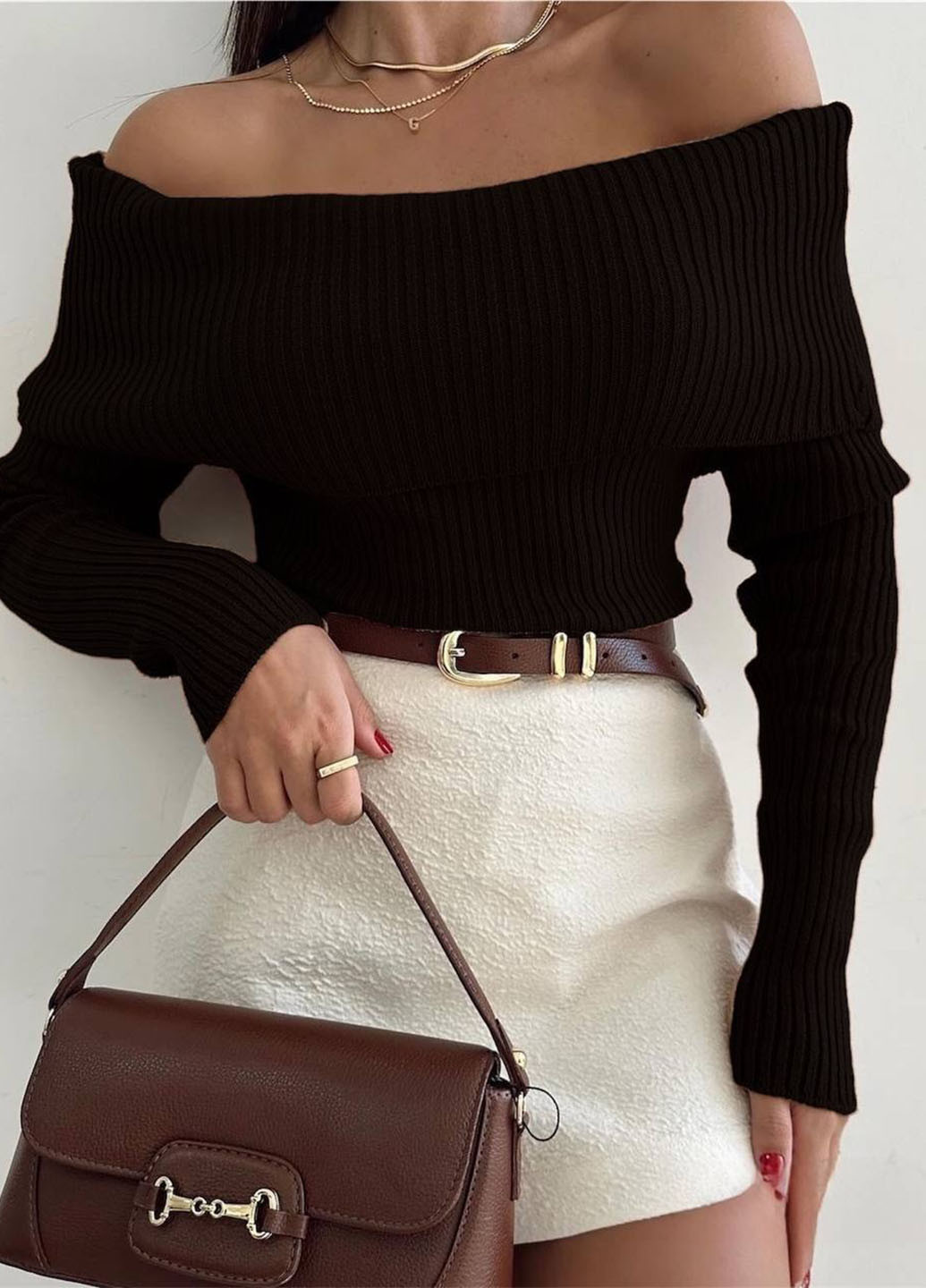 Чорний демісезонний светр No Brand