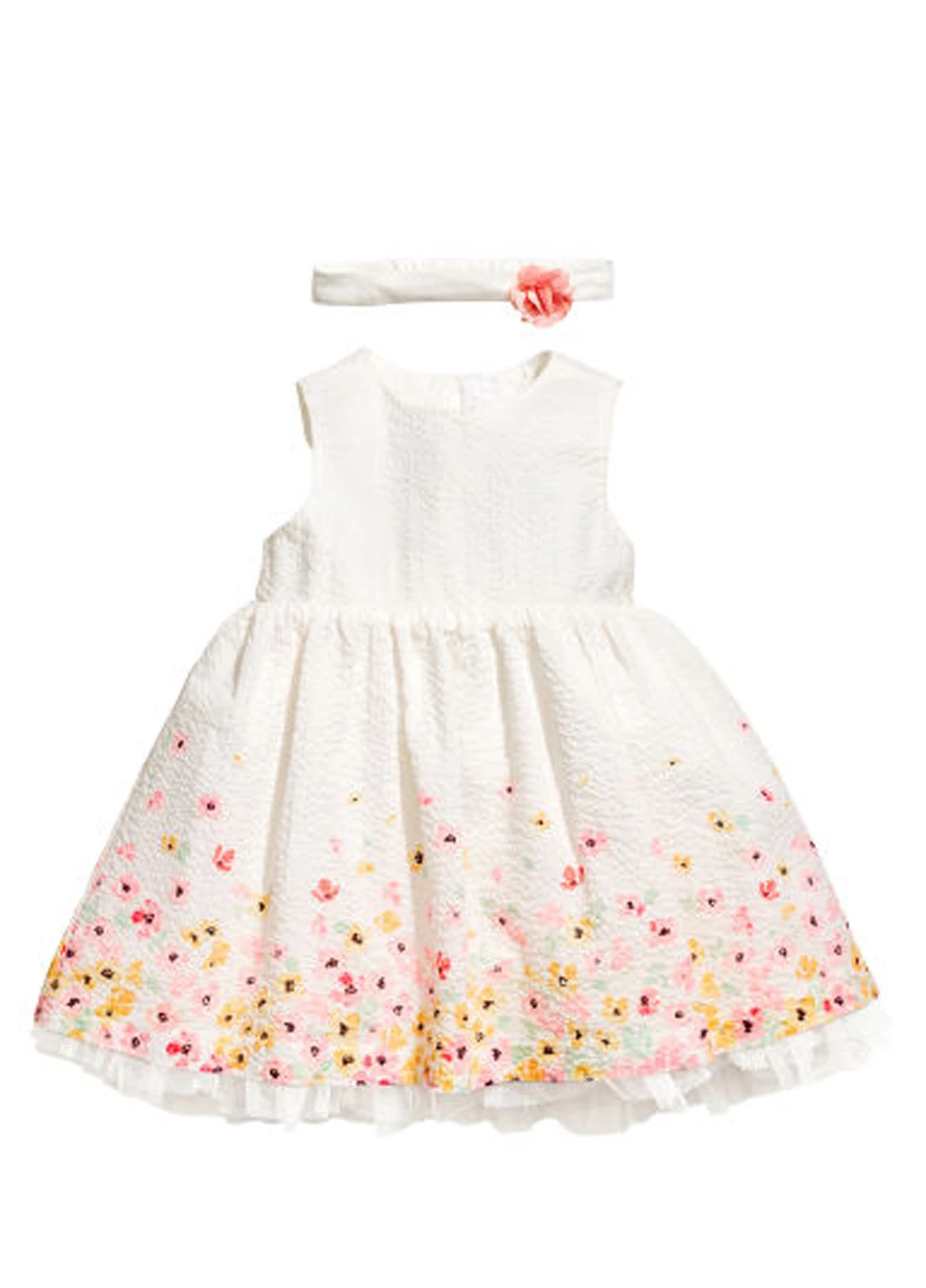 Белое платье H&M (92412221)