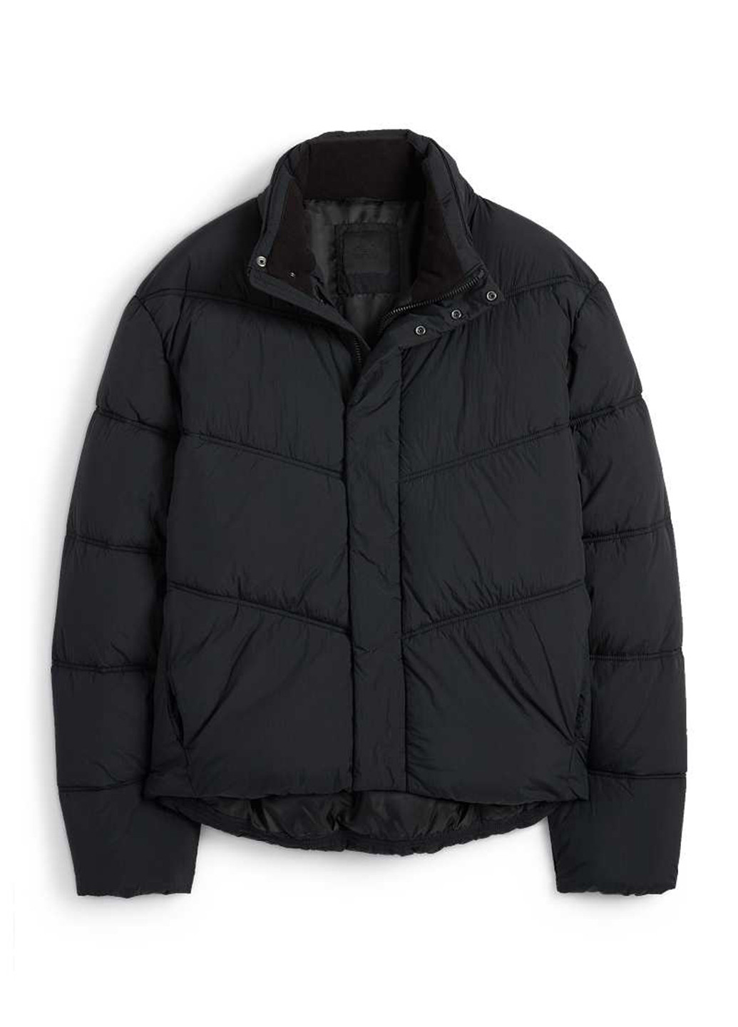 Чорна демісезонна куртка C&A