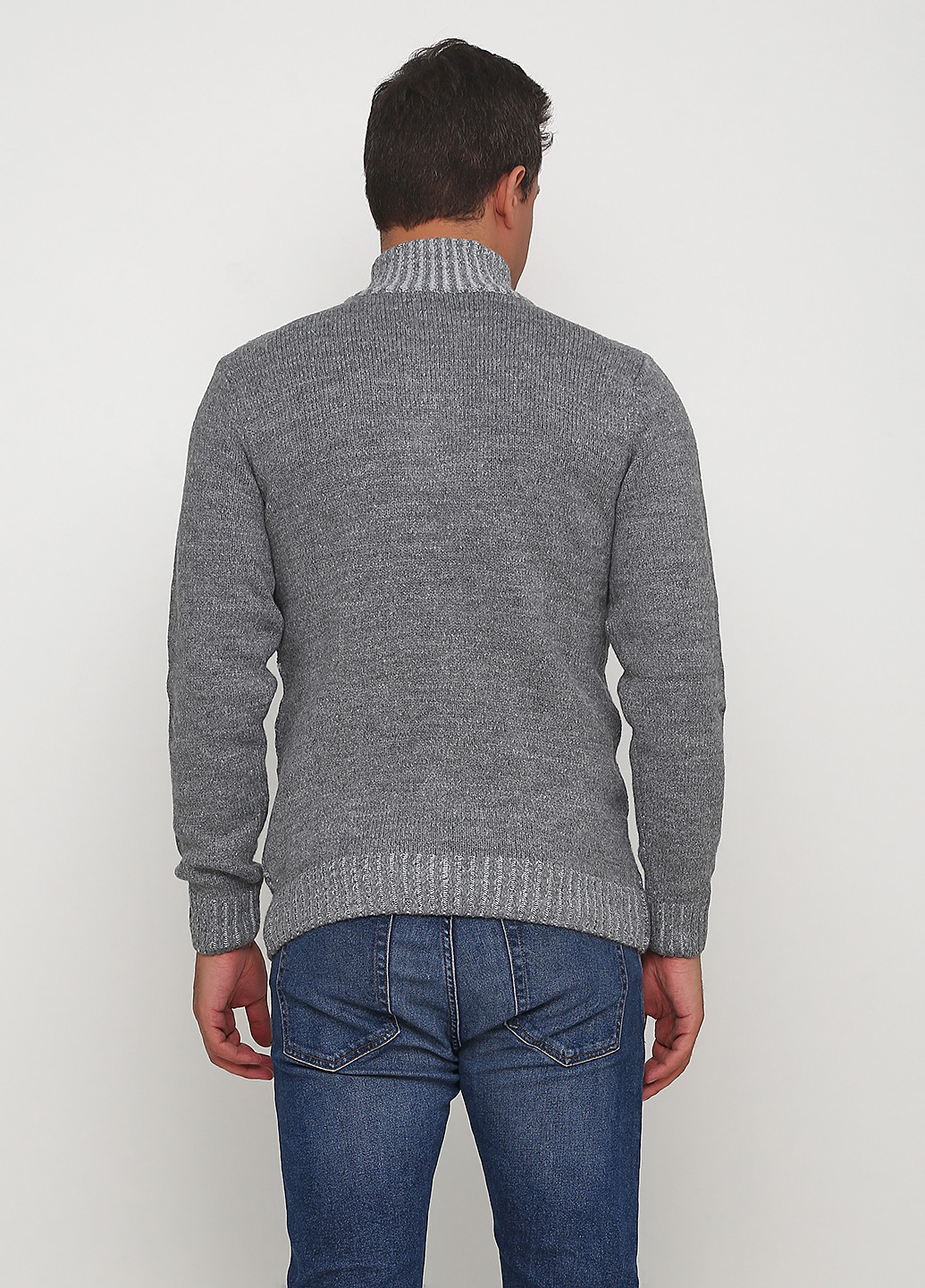 Серый зимний свитер Madoc Jeans