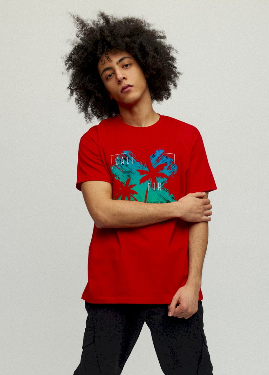 Красная футболка мужская YAPPI