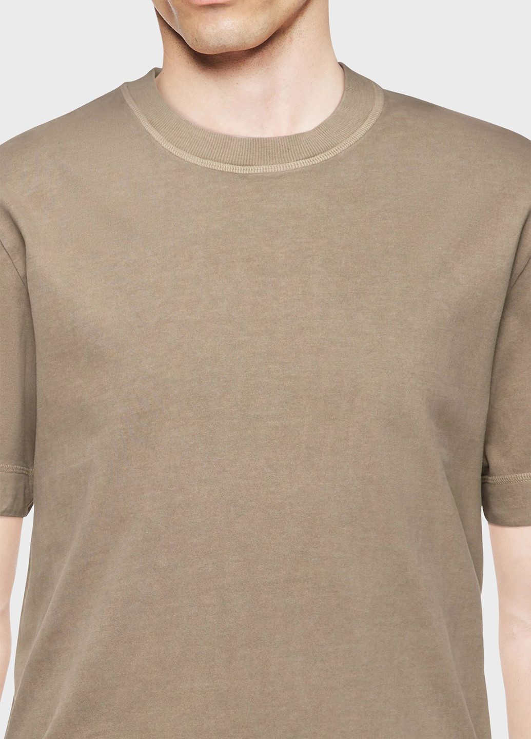 Коричневая футболка Drykorn
