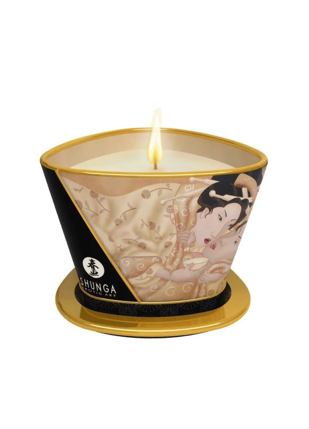 Массажная свеча Massage Candle - Vanilla Fetish (170 мл) с афродизиаками Shunga (254150840)