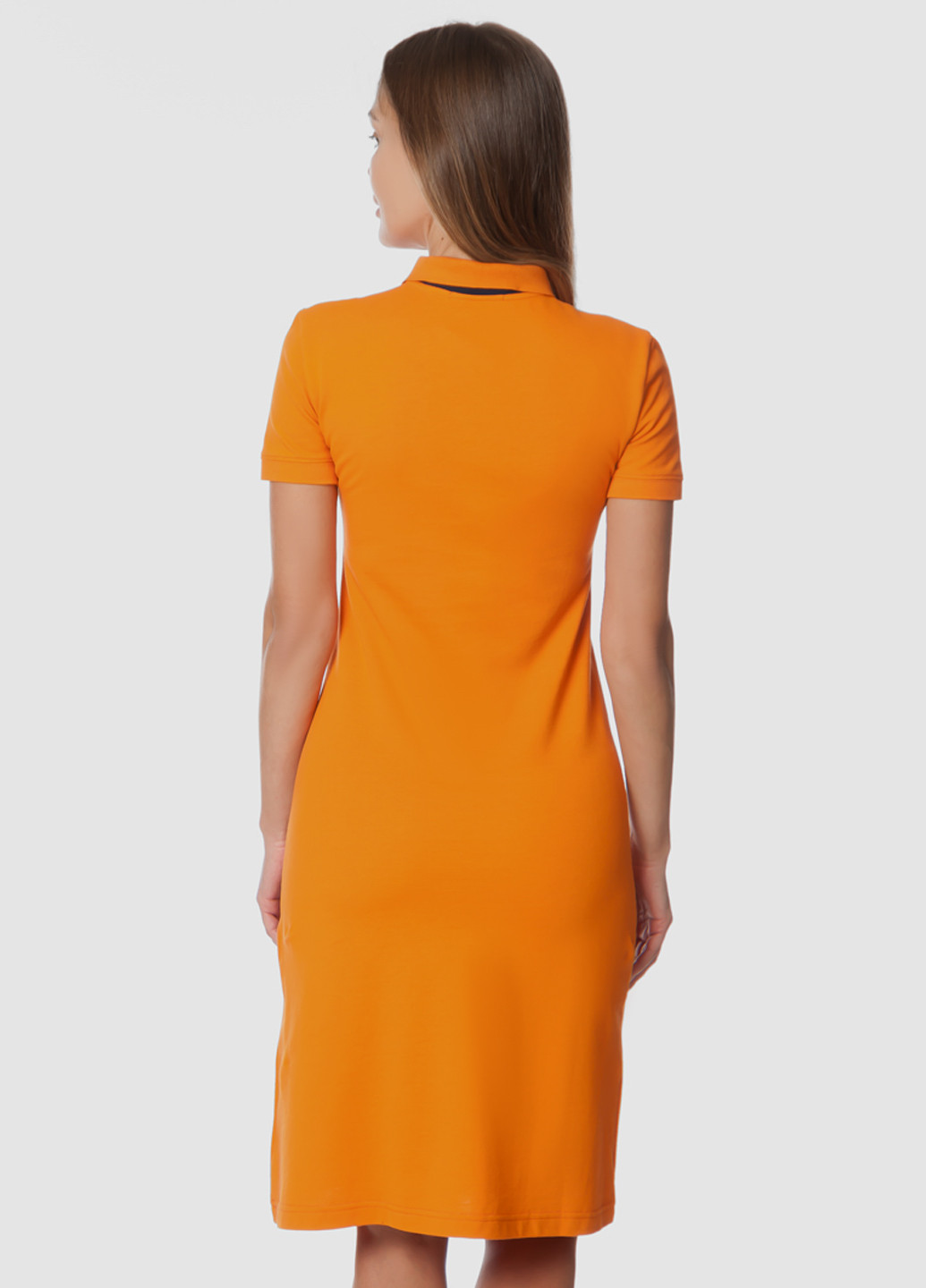 Оранжевое платье Arber однотонное