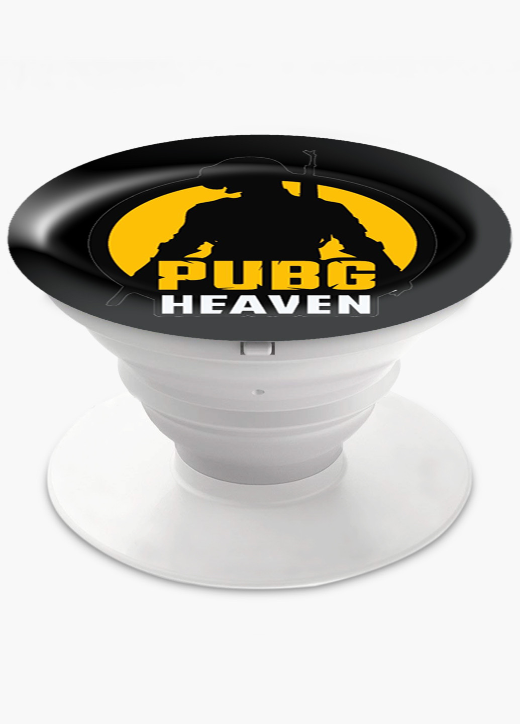 Попсокет (Popsockets) тримач для смартфону Пубг Пабг (Pubg) (8754-1185) Чорний MobiPrint (216748355)