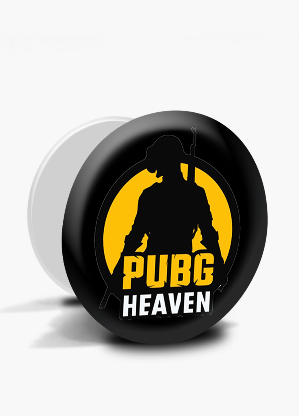 Попсокет (Popsockets) тримач для смартфону Пубг Пабг (Pubg) (8754-1185) Чорний MobiPrint (216748355)