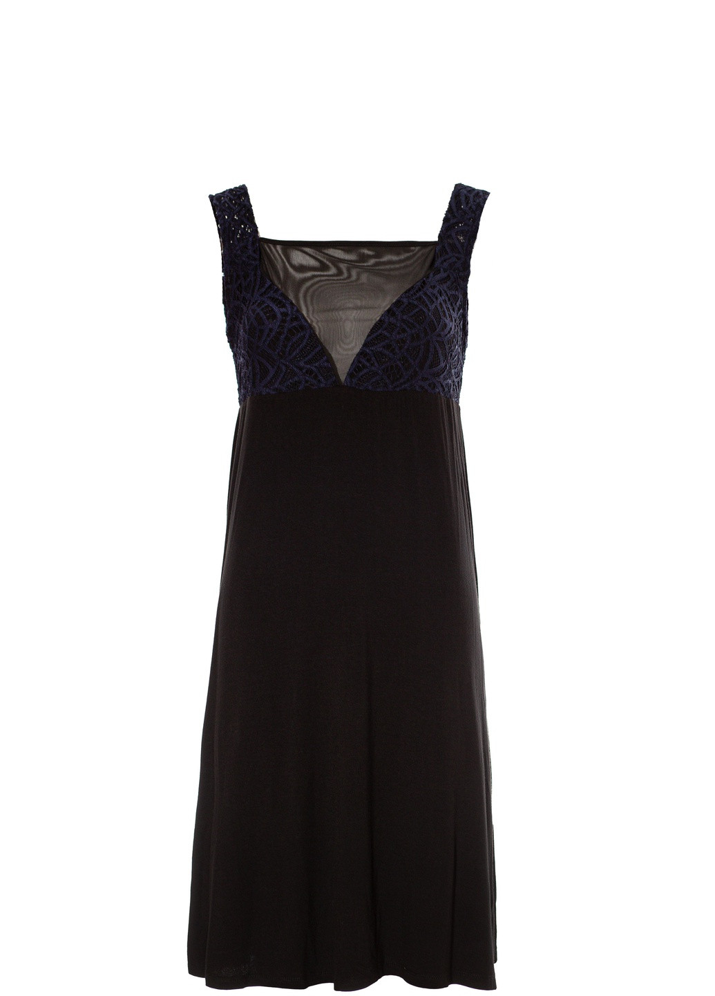 Нічна сорочка жіноча M чорна 03141 Effetto (254400920)