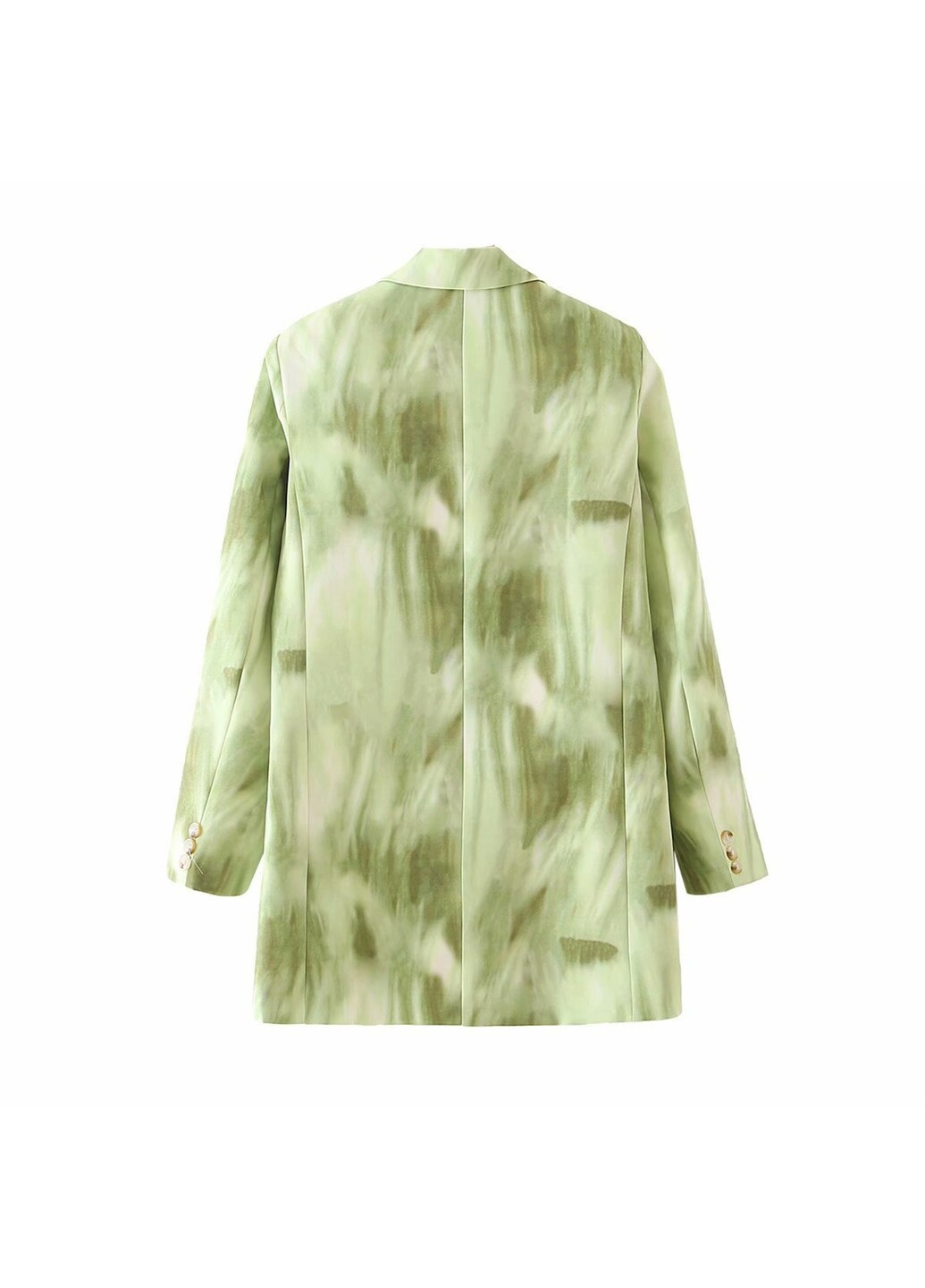 Блейзер жіночий з абстрактним принтом зелений Calm Berni Fashion 59006 (248377069)