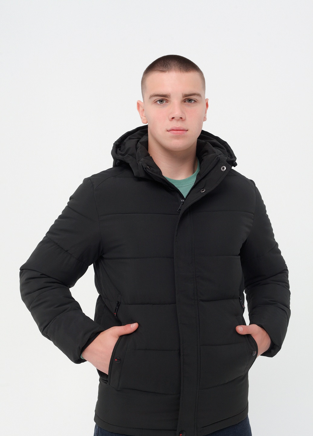 Оливкова (хакі) зимня куртка No Brand