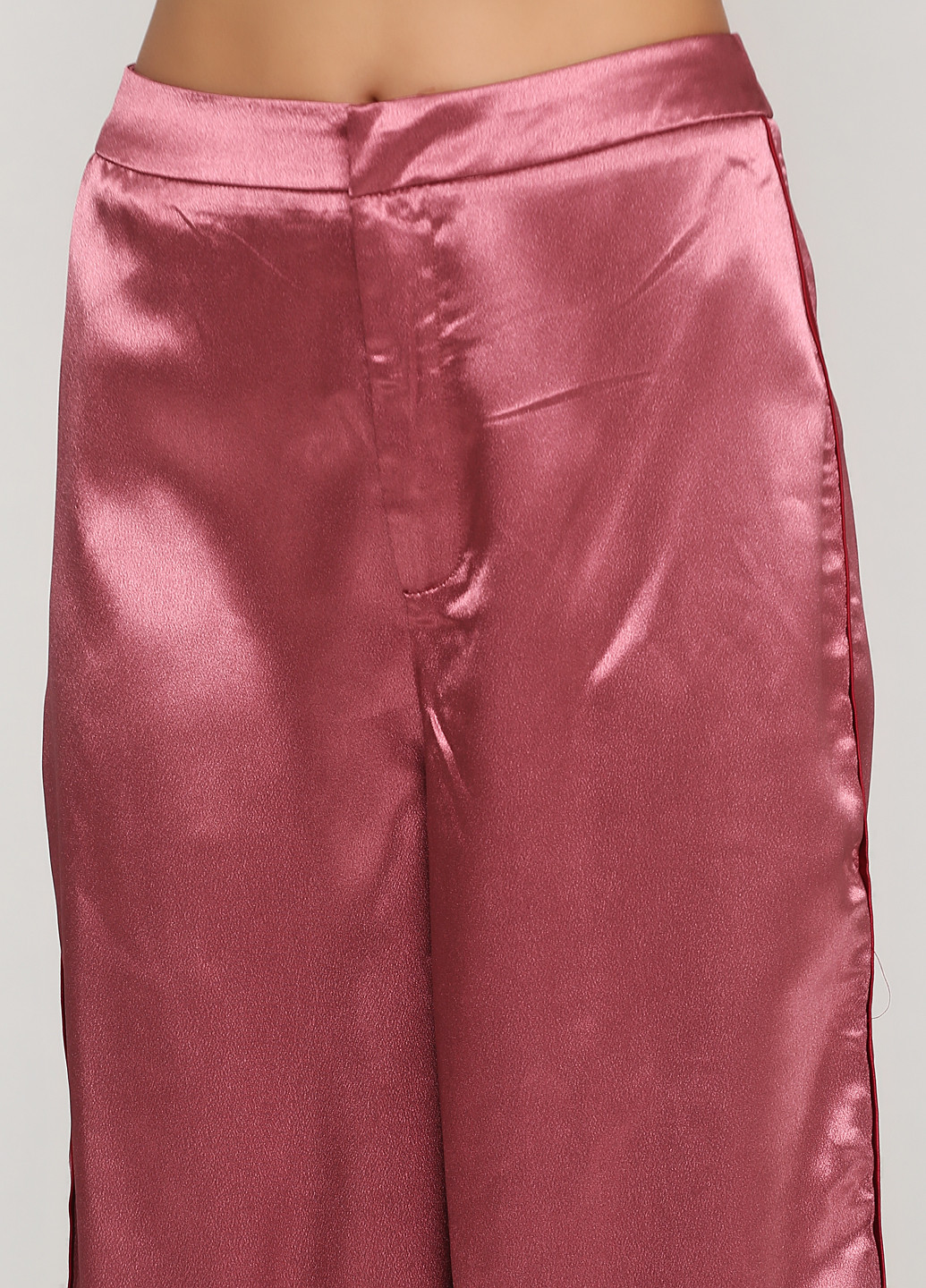 Розовые кэжуал летние клеш брюки Boohoo Boutique
