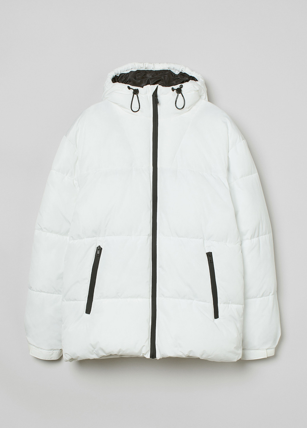 Біла демісезонна куртка H&M