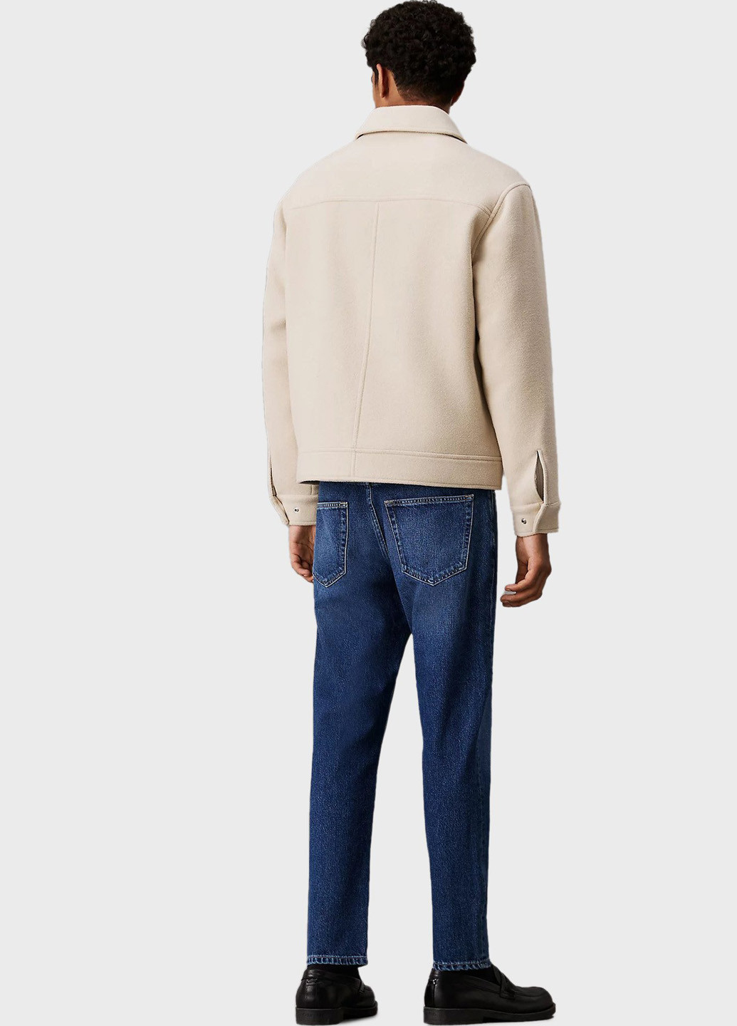 Синие демисезонные прямые джинсы Calvin Klein Jeans